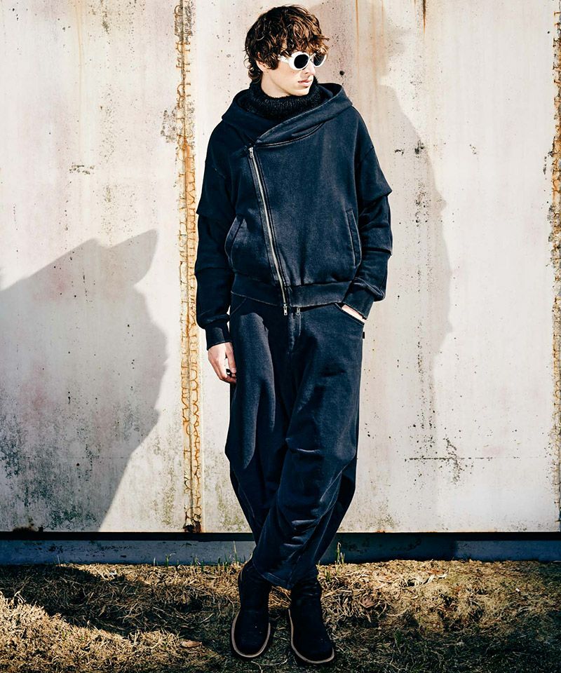 glamb(グラム)】Distorted Sweat Set Up ディストーテッドセットアップ