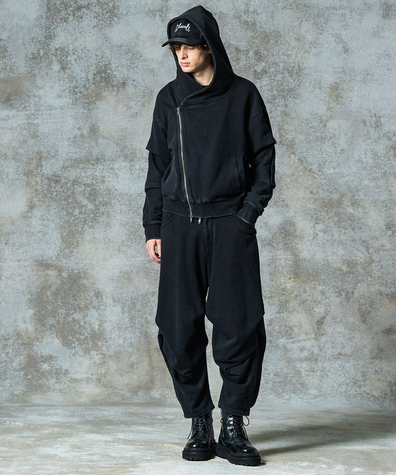 glamb(グラム)】Distorted Sweat Set Up ディストーテッドセットアップ