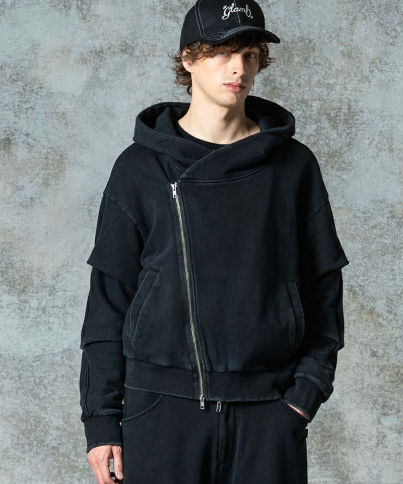glamb(グラム)】Distorted Sweat Set Up ディストーテッドセットアップ