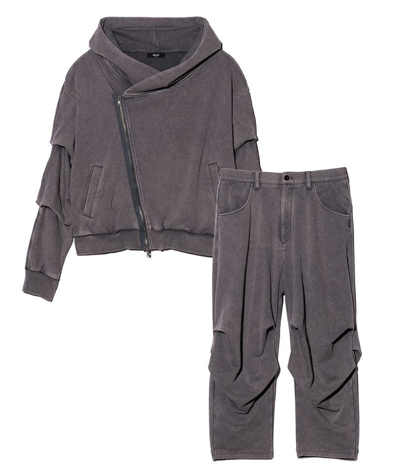 glamb(グラム)】Distorted Sweat Set Up ディストーテッドセットアップ