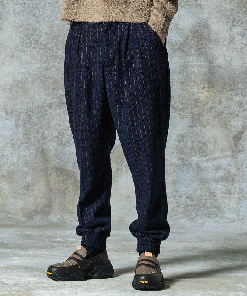glamb(グラム)】Deformed Tweed Slacks デフォームツイードスラックス
