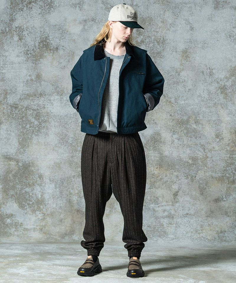 glamb(グラム)】Deformed Tweed Slacks デフォームツイードスラックス