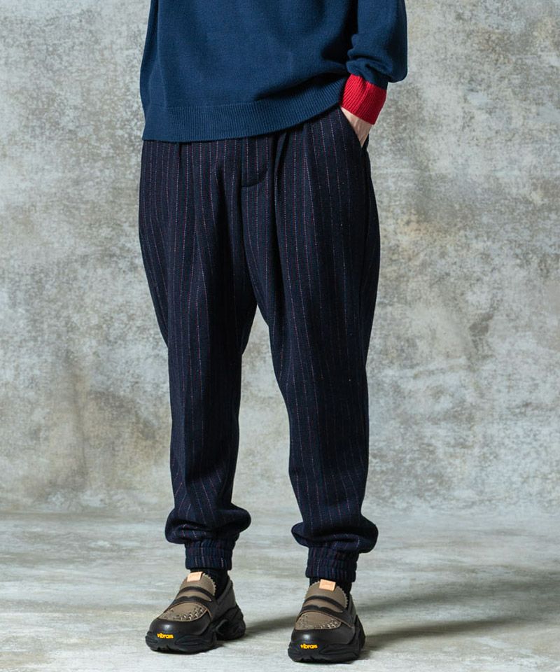 glamb(グラム)】Deformed Tweed Slacks デフォームツイードスラックス