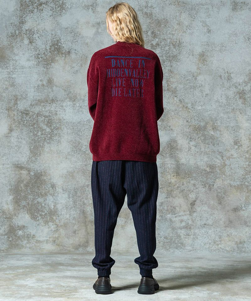 glamb(グラム)】Deformed Tweed Slacks デフォームツイードスラックス