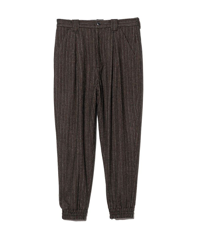 glamb(グラム)】Deformed Tweed Slacks デフォームツイードスラックス
