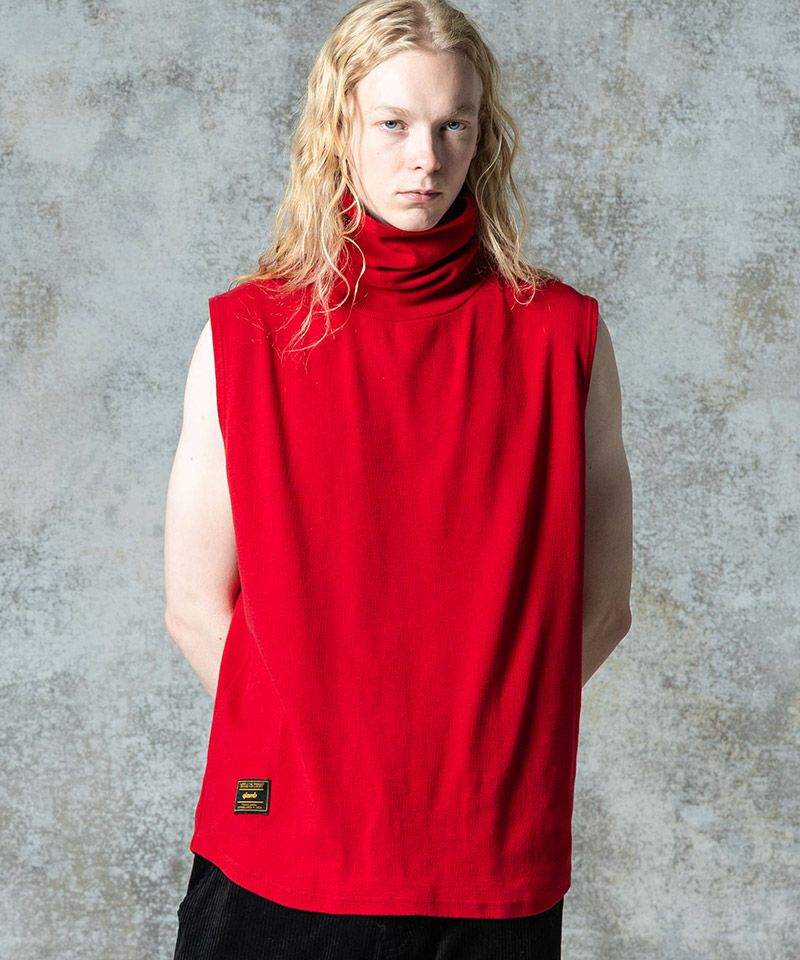 glamb(グラム)】Turtle Neck Tank Top タートルネックタンクトップ