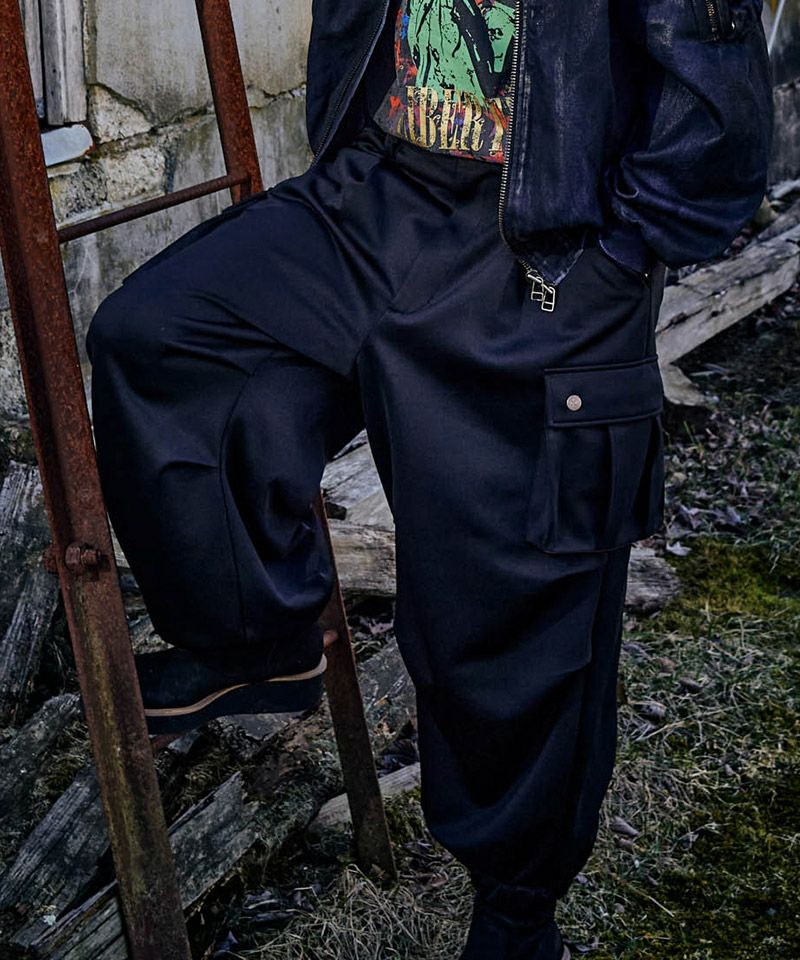 glamb(グラム)】Tuck Cargo Pants タックカーゴパンツ(GB0325-P03