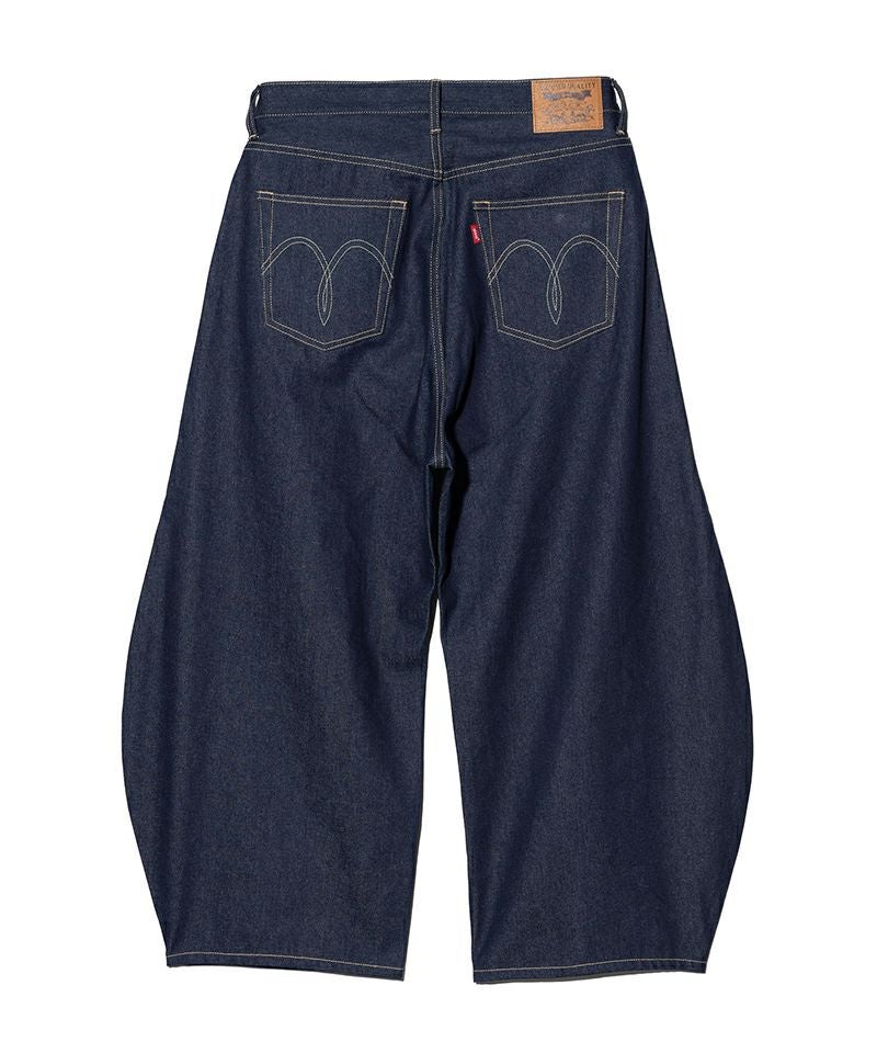 glamb(グラム)】Oval Baggy Denim オーバルバギーデニム パンツ(GB0325