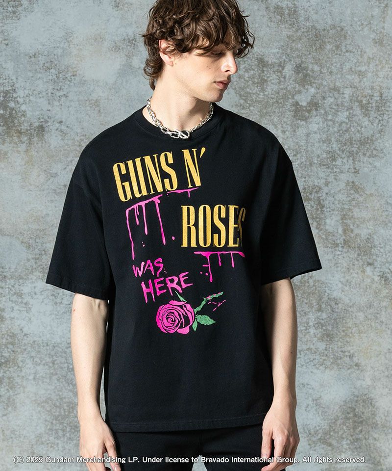 glamb(グラム)】GUNS N ROSES Graffiti T-Shirt ガンズアンドローゼス
