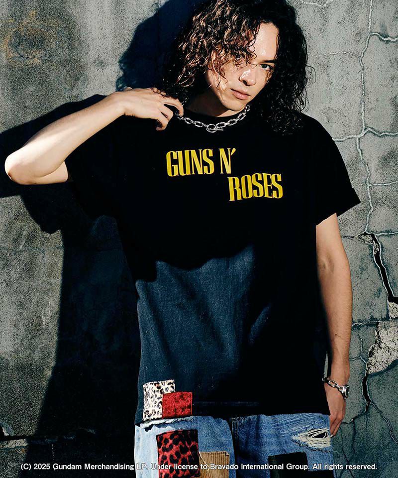 Guns N' Roses デニムジャケット Tシャツ cdセット Guns N'Roses】ロックTシャツ メンズ バンドTシャツ メンズ Guns N