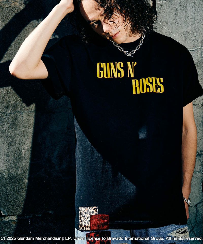 glamb(グラム)】GUNS N ROSES Cross T-Shirt ガンズアンドローゼス