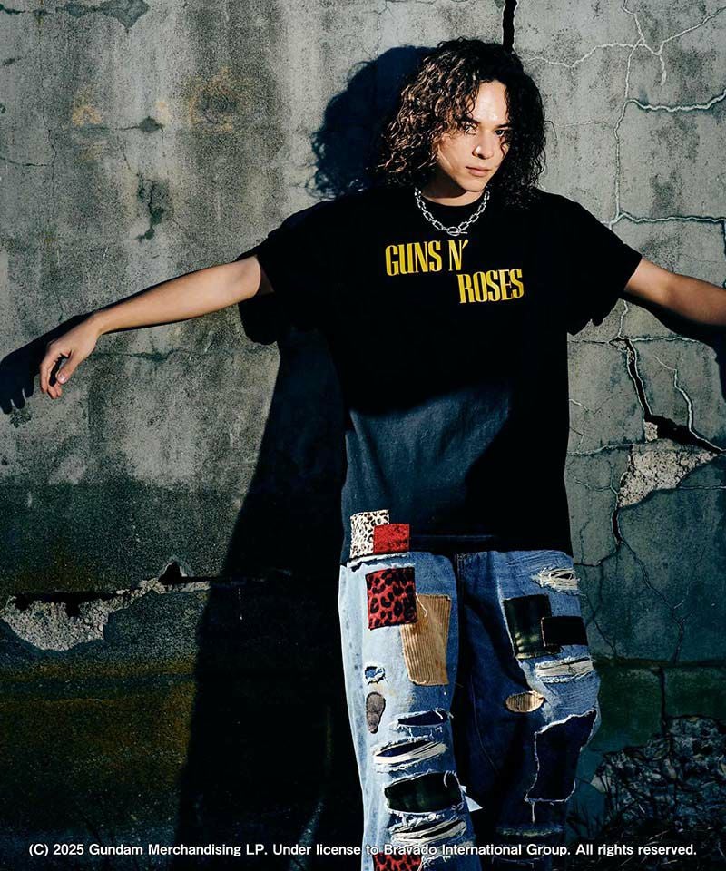 glamb(グラム)】GUNS N ROSES Cross T-Shirt ガンズアンドローゼス