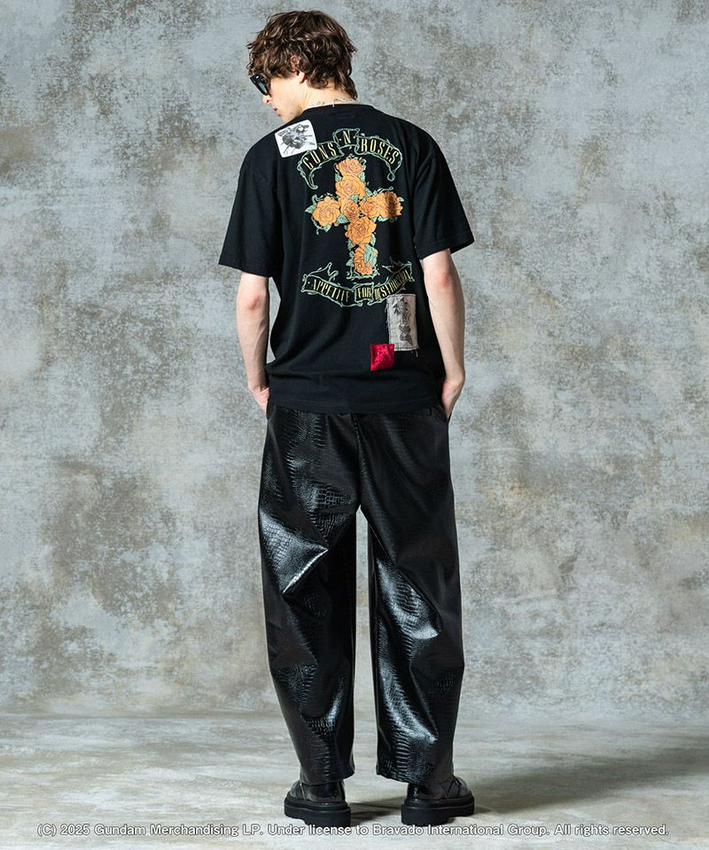 キャンスパ☆薔薇とクロスのTシャツ GB0325/CS02 : GUNS N' ROSES Cross T-Shirt / ガンズアンドローゼス