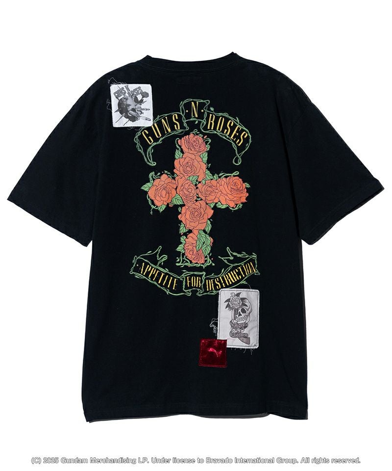 Guns N' Roses クロスデザイン Tシャツ Sneaker Politics