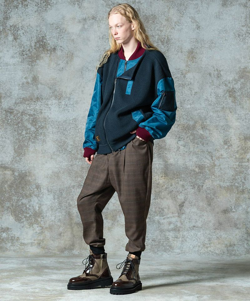 glamb(グラム)】Deformed Jogger Pants デフォームジョガーパンツ
