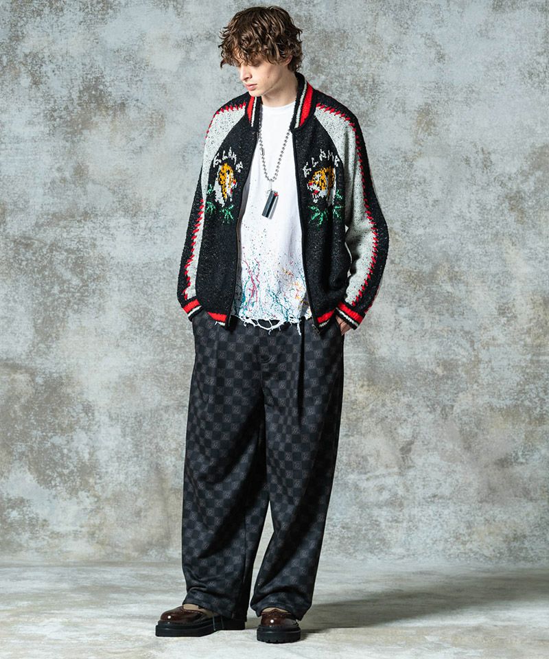 glamb(グラム)】Damage Splash Paint Cutsew ダメージスプラッシュ 