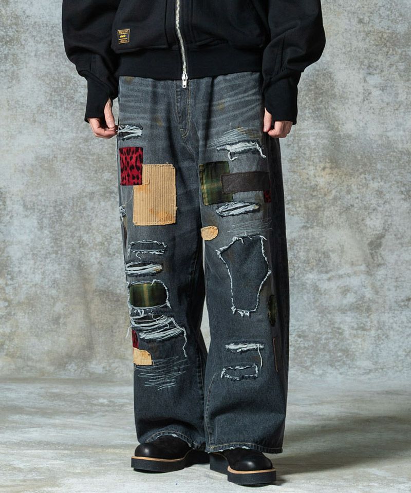 glamb(グラム)シモンセミオーバーオールパンツGB0219/P02 glamb(グラム)】Mid Century Unplugged Denim ミッドセンチュリー