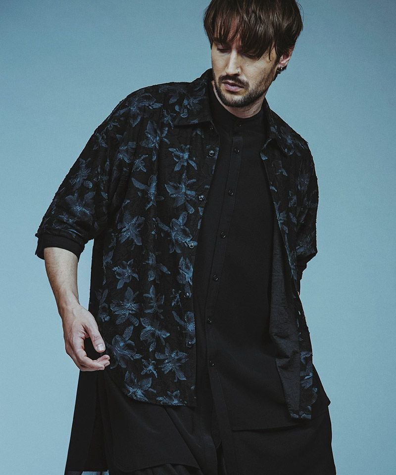 30%OFF【NO ID.(ノーアイディー)】ｼｱｰﾌﾗﾜｰJQ-BIG-SH シャツ(456006 