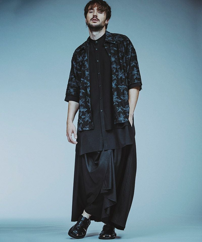 30%OFF【NO ID.(ノーアイディー)】ｼｱｰﾌﾗﾜｰJQ-BIG-SH シャツ(456006