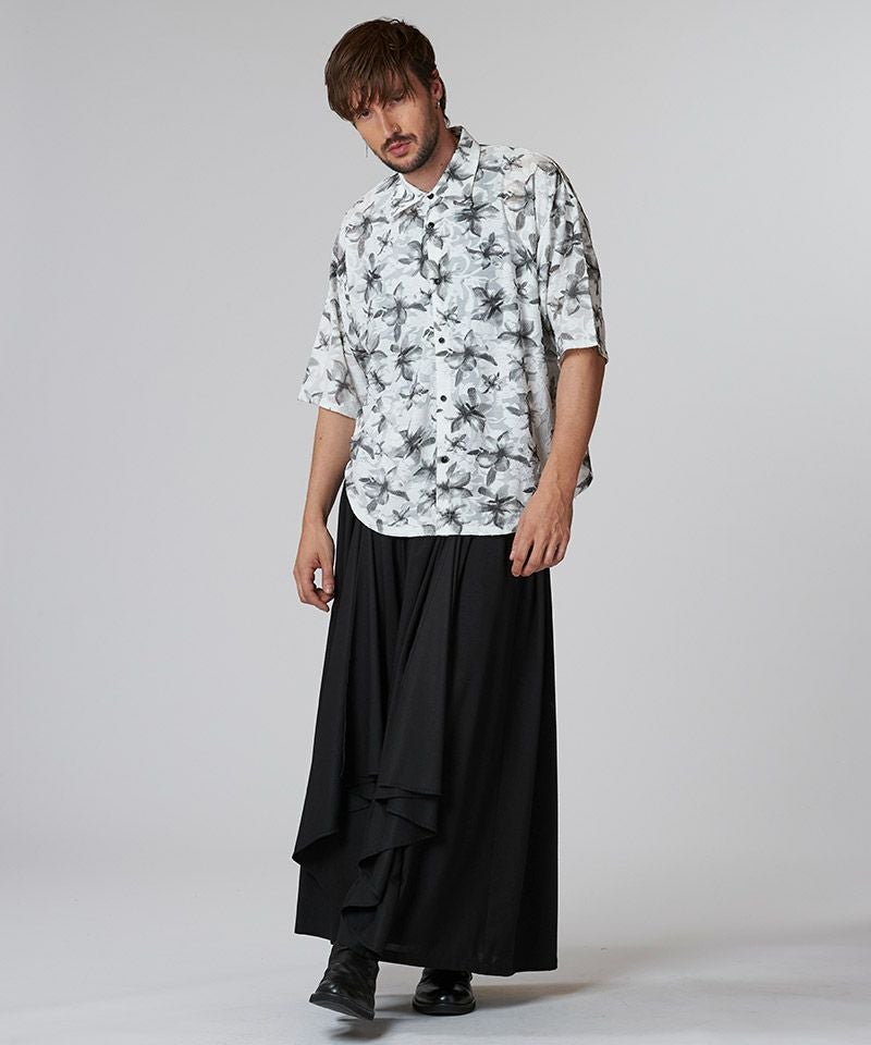 30%OFF【NO ID.(ノーアイディー)】ｼｱｰﾌﾗﾜｰJQ-BIG-SH シャツ(456006 