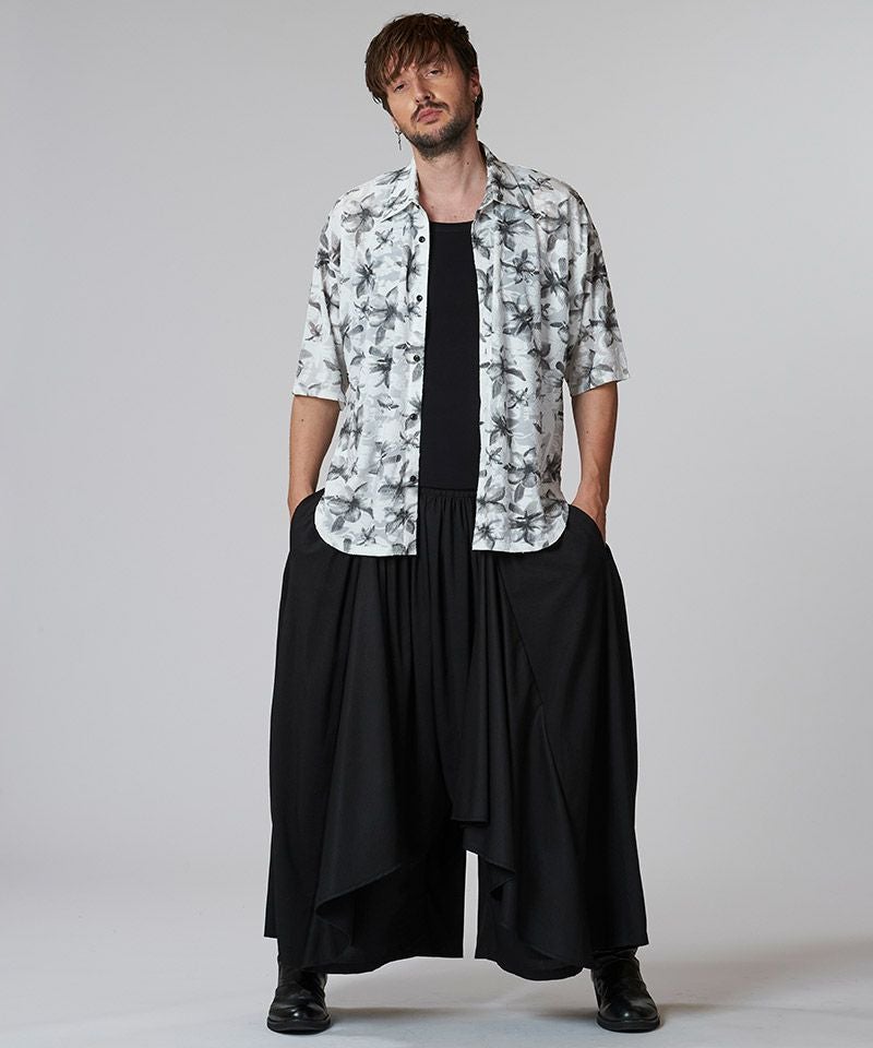 30%OFF【NO ID.(ノーアイディー)】ｼｱｰﾌﾗﾜｰJQ-BIG-SH シャツ(456006