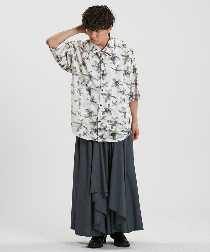 30%OFF【NO ID.(ノーアイディー)】ｼｱｰﾌﾗﾜｰJQ-BIG-SH シャツ(456006