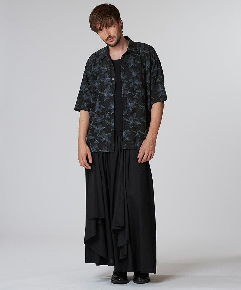 30%OFF【NO ID.(ノーアイディー)】ｼｱｰﾌﾗﾜｰJQ-BIG-SH シャツ(456006