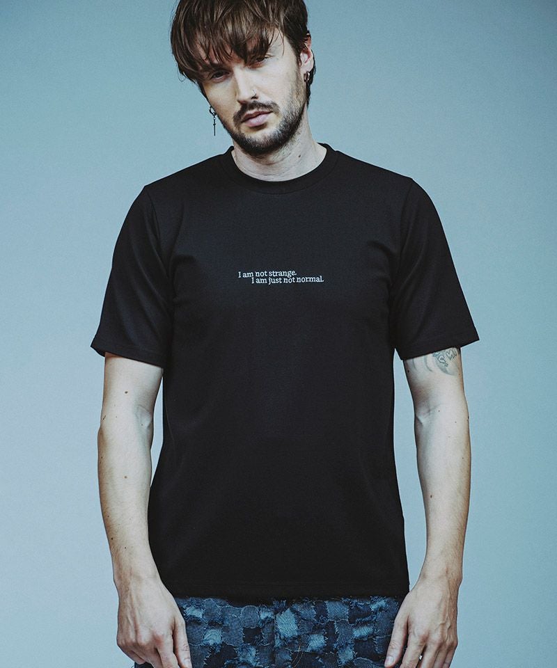 no id. ホワイト バッククロス カットソー ロンt lgb 30%OFF【NO ID.(ノーアイディー)】ｴﾝﾌﾞﾛｲﾀﾞﾘｰﾒｯｾｰｼﾞC-N-T Tシャツ