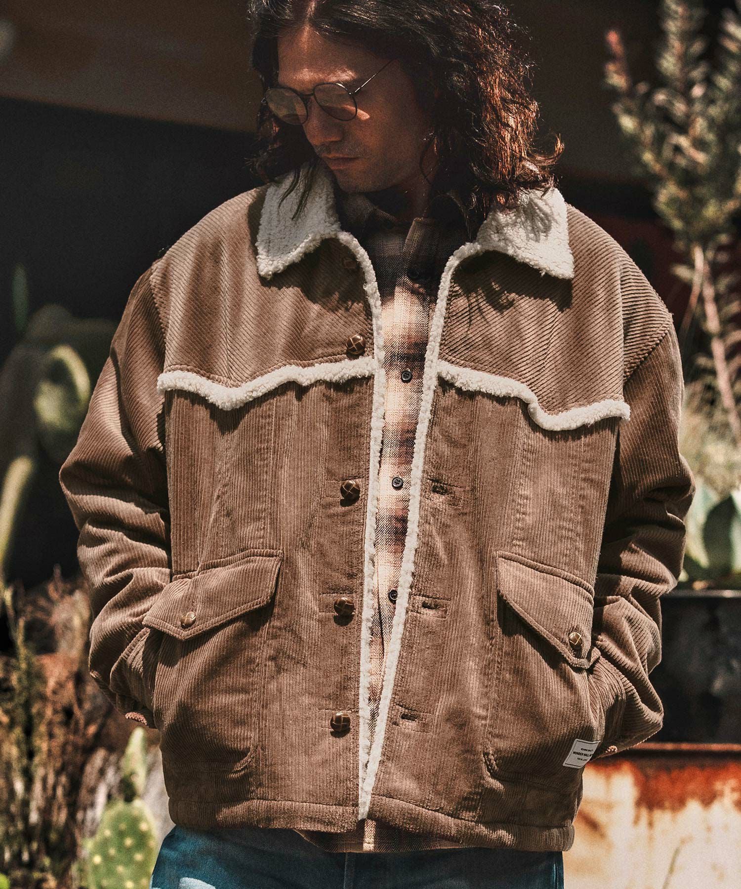 WONDER WALL MOTEL(ワンダーウォールモーテル)】CORDUROY WESTERN BOA
