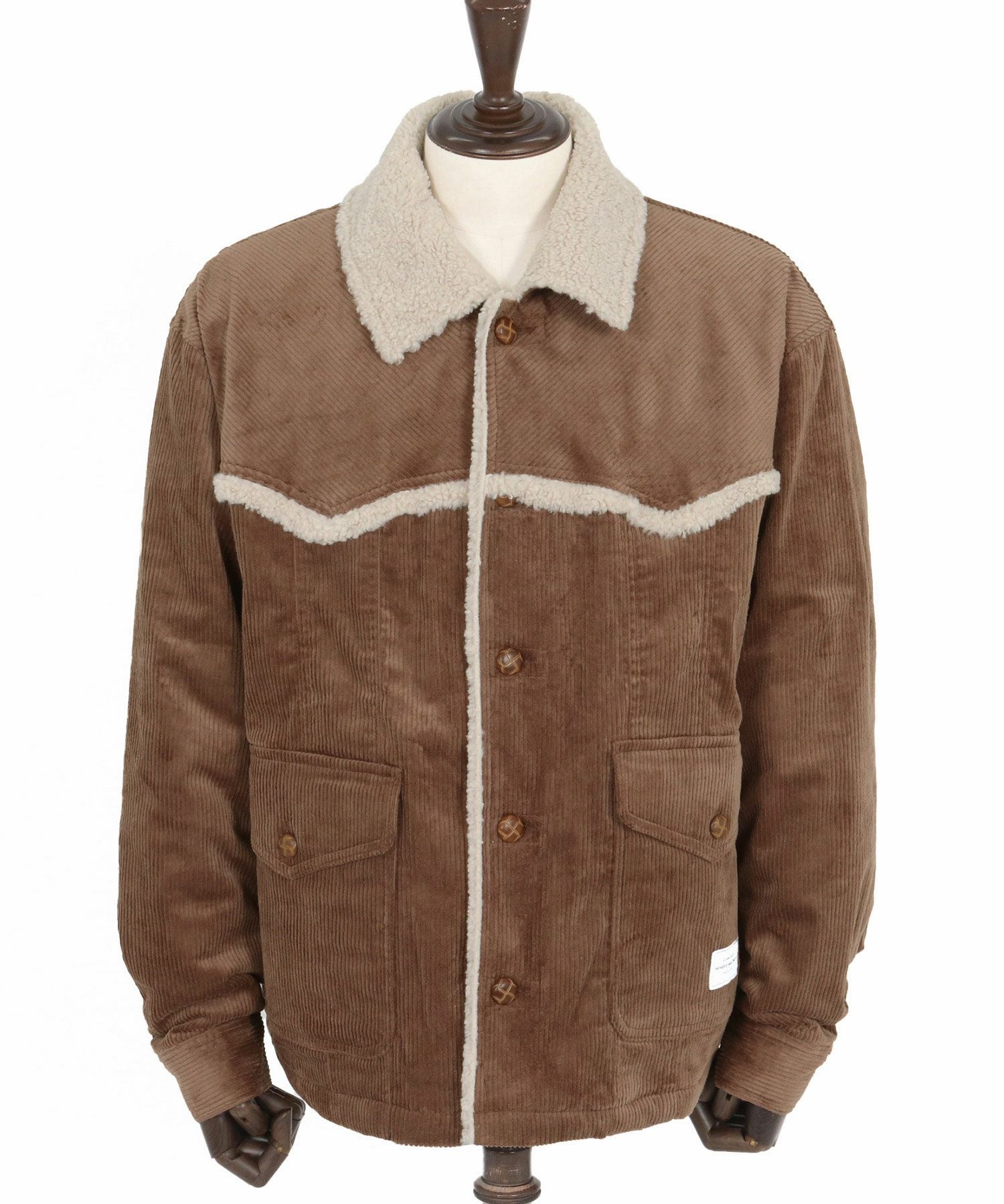 WONDER WALL MOTEL(ワンダーウォールモーテル)】CORDUROY WESTERN BOA
