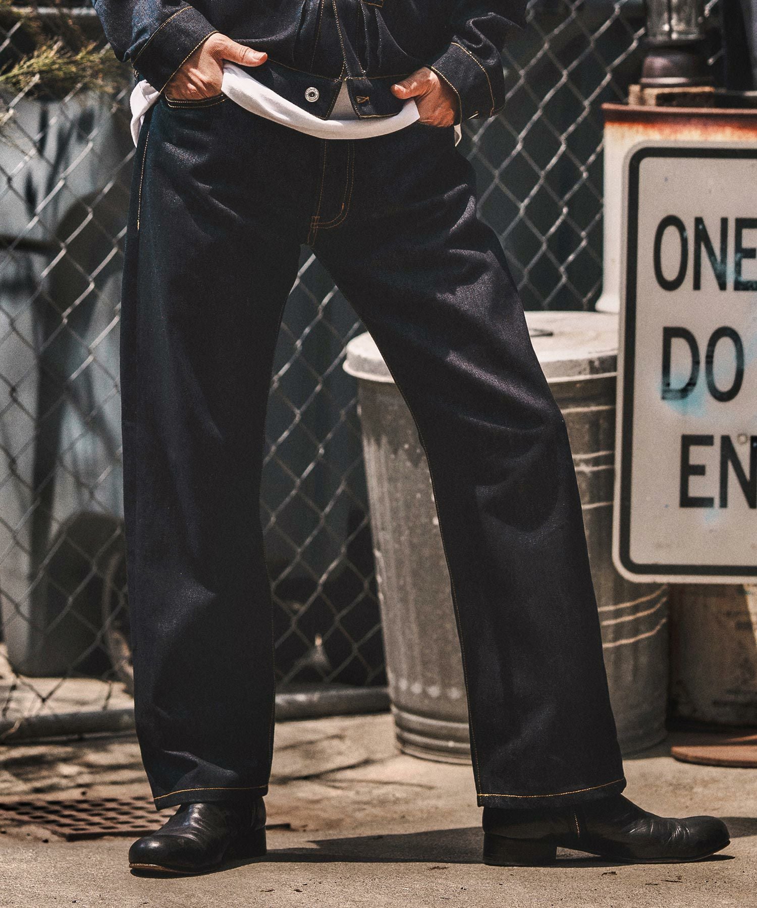 30%OFF【WONDER WALL MOTEL(ワンダーウォールモーテル)】RIGID DENIM