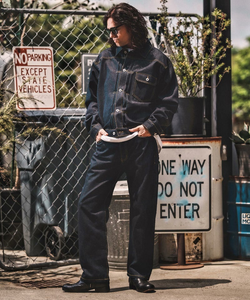 30%OFF【WONDER WALL MOTEL(ワンダーウォールモーテル)】RIGID DENIM 