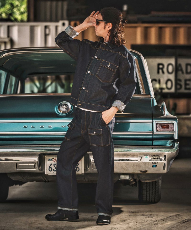 WONDER WALL MOTEL(ワンダーウォールモーテル)】RIGID BUSH DENIM 