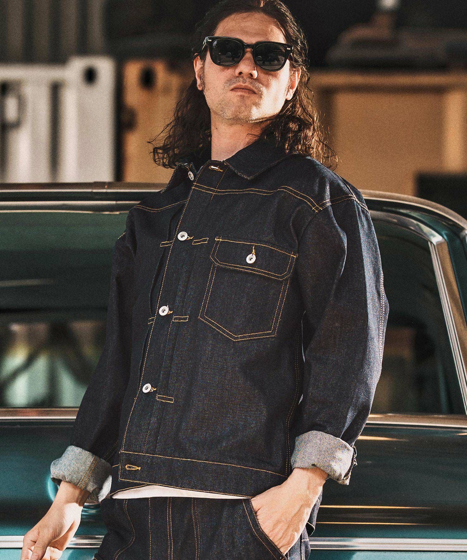 WONDER WALL MOTEL(ワンダーウォールモーテル)】RIGID DENIM JACKET（G