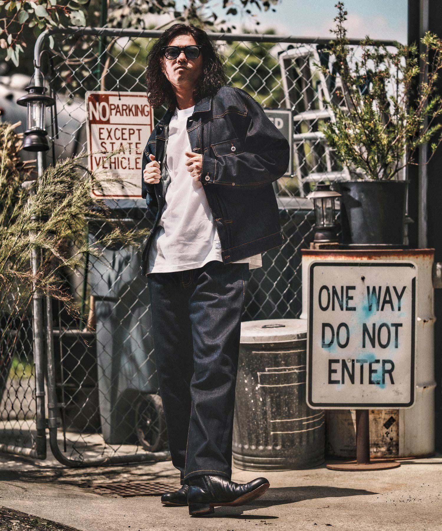 WONDER WALL MOTEL(ワンダーウォールモーテル)】RIGID DENIM JACKET（G