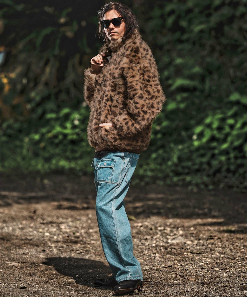 50%OFF【WONDER WALL MOTEL(ワンダーウォールモーテル)】 LEOPARD FUR