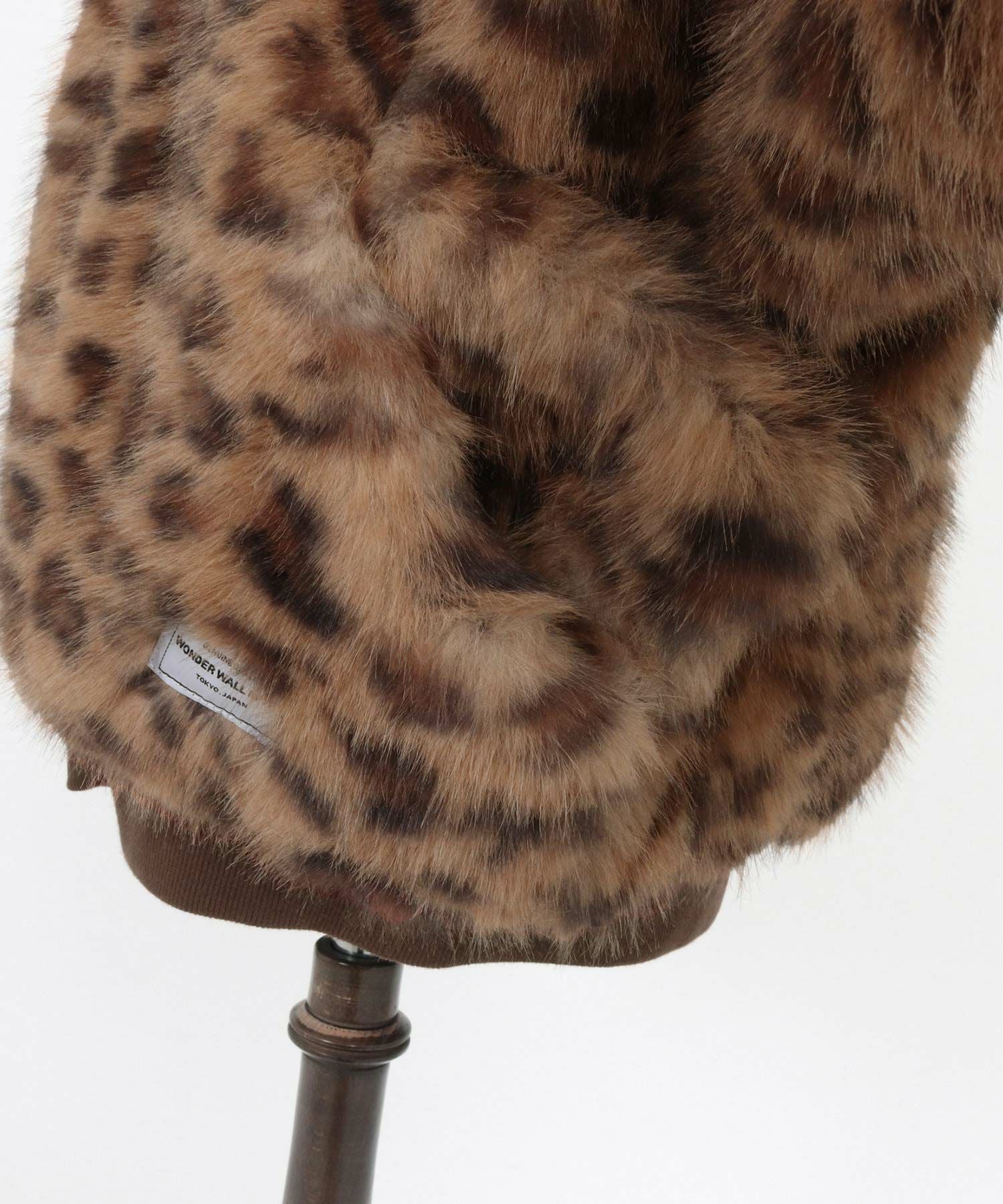 WONDER WALL MOTEL(ワンダーウォールモーテル)】 LEOPARD FUR JKT