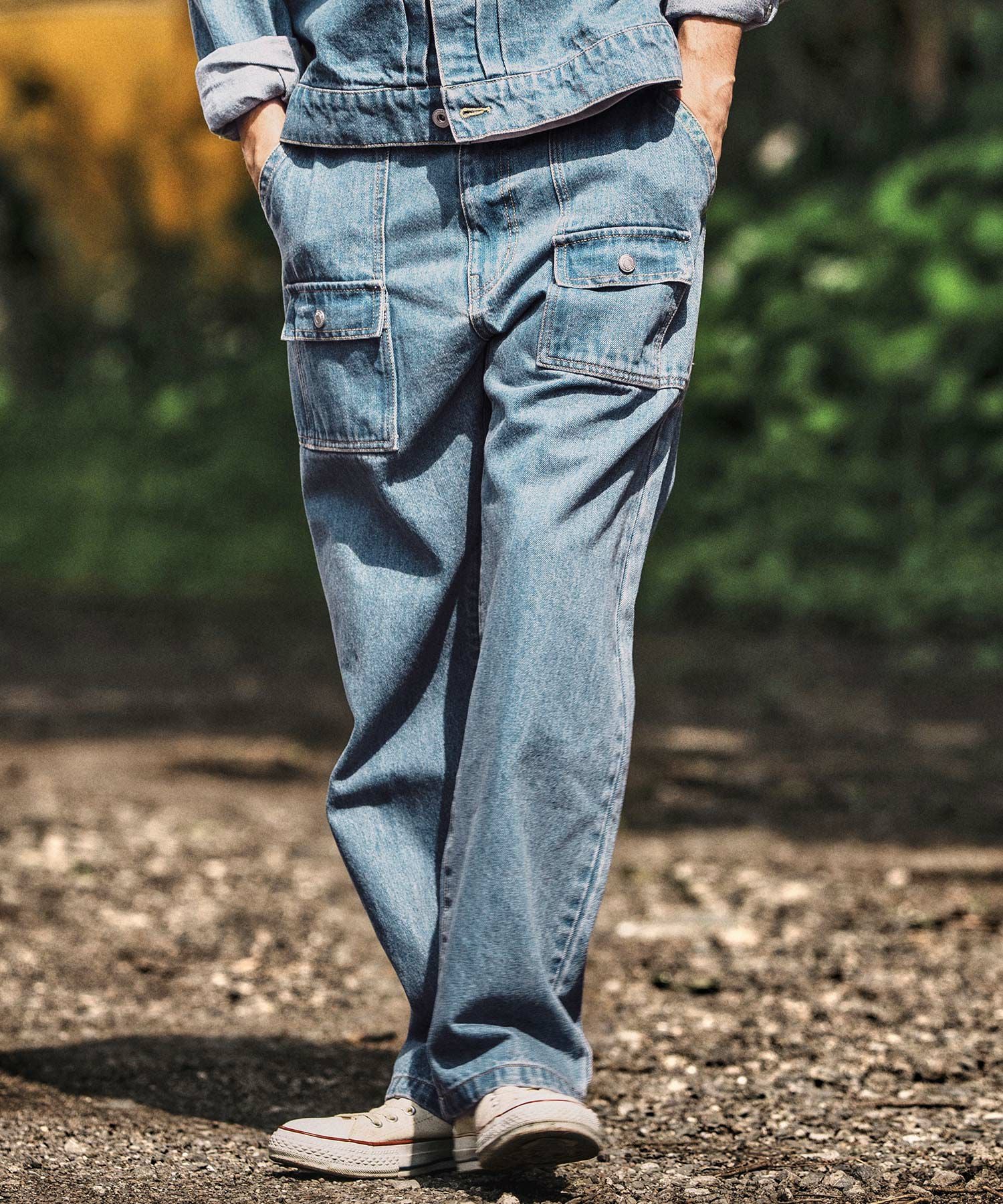 WONDER WALL MOTEL(ワンダーウォールモーテル)】BUSH DENIM PANTS