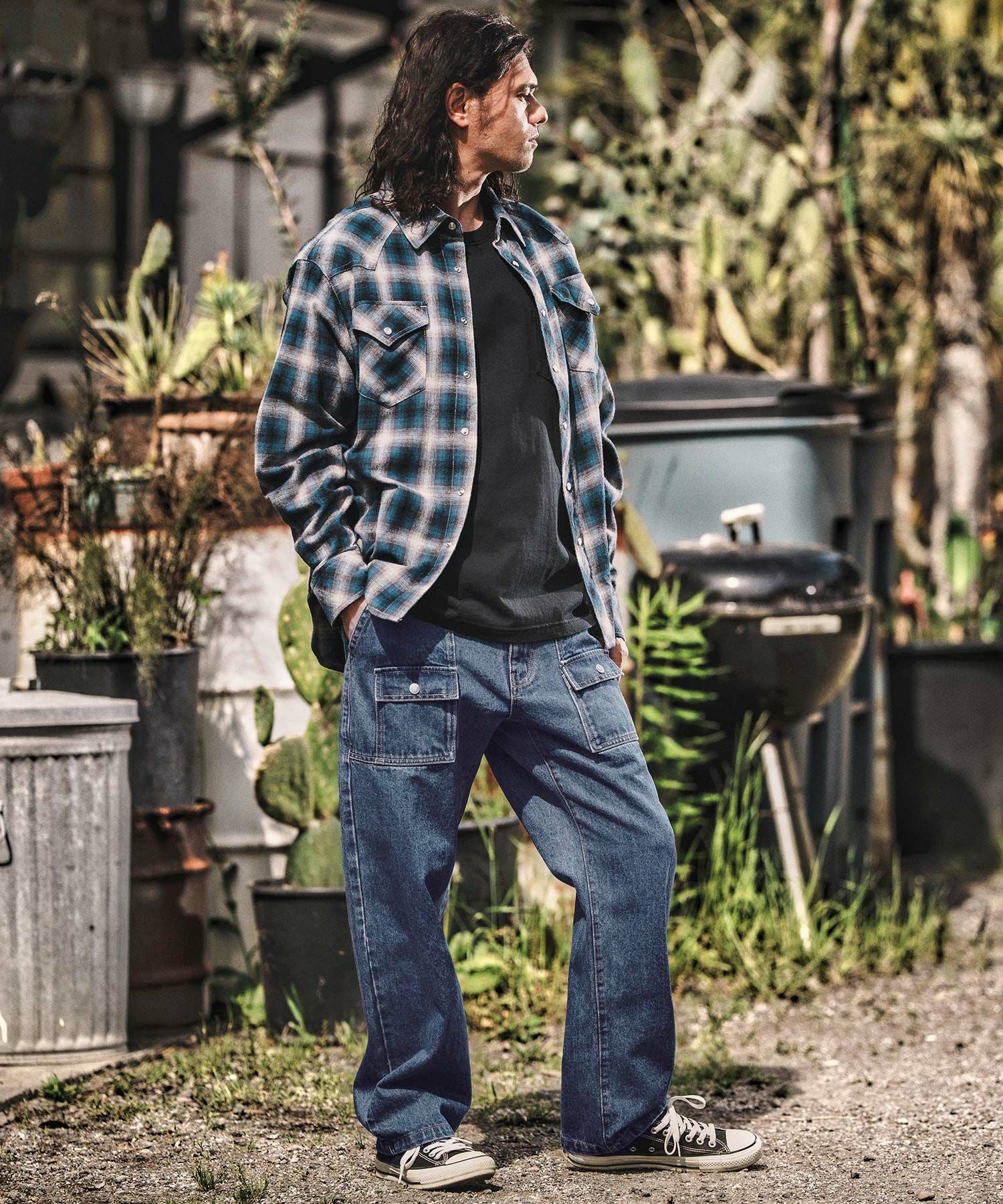 50%OFF【WONDER WALL MOTEL(ワンダーウォールモーテル)】BUSH DENIM