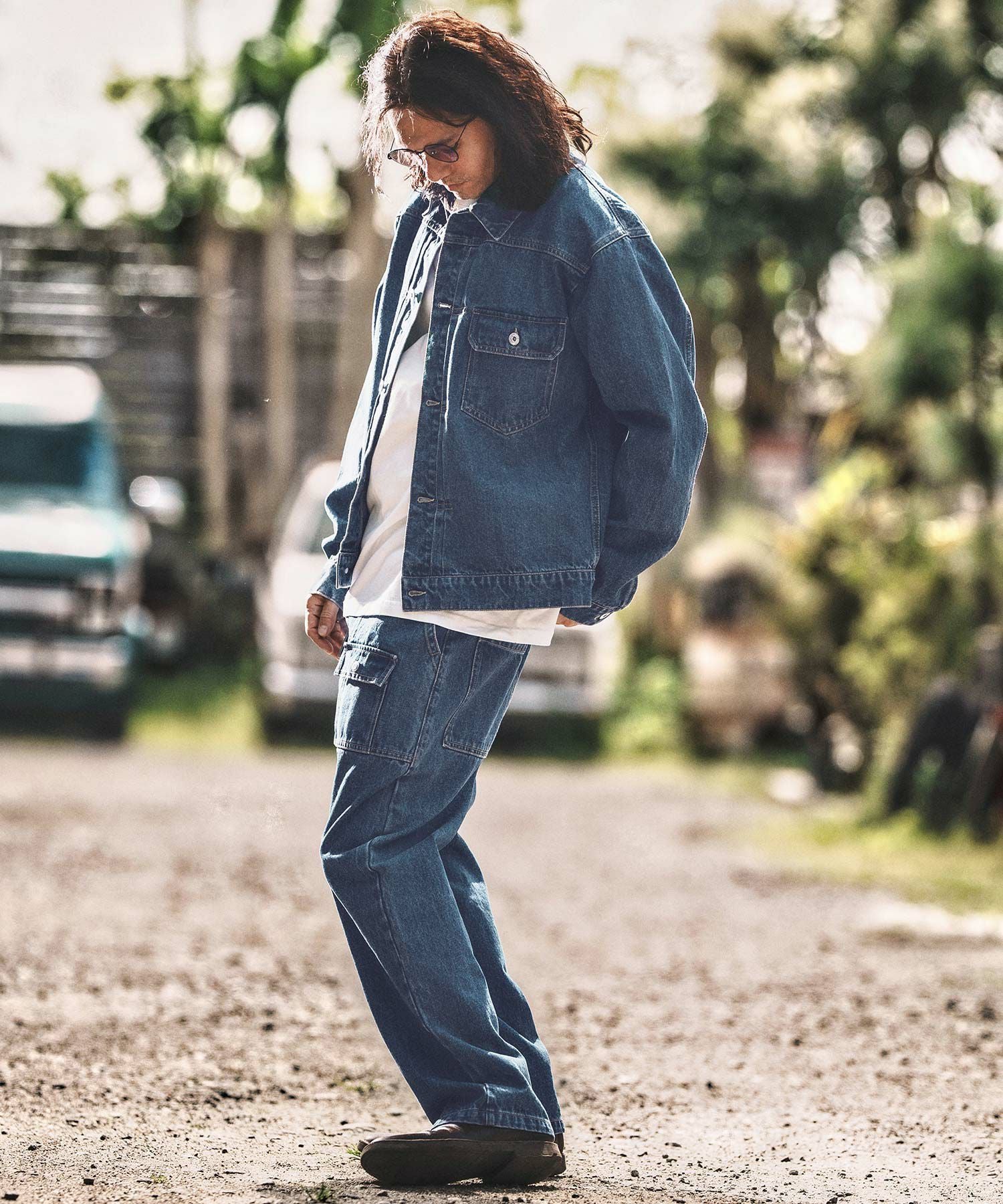 WONDER WALL MOTEL(ワンダーウォールモーテル)】BUSH DENIM PANTS
