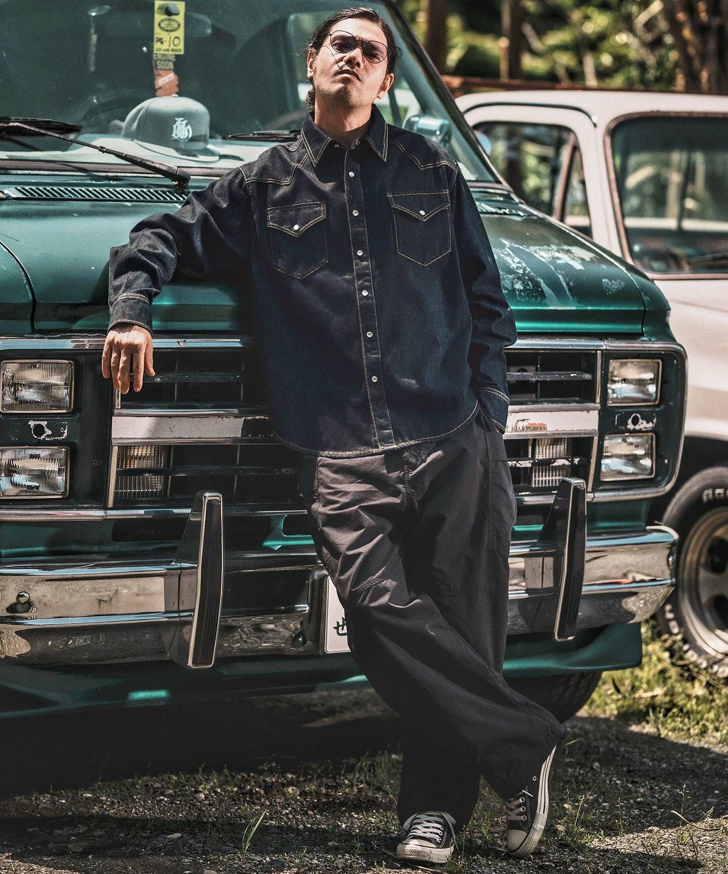50%OFF【WONDER WALL MOTEL(ワンダーウォールモーテル)】DENIM SHIRT