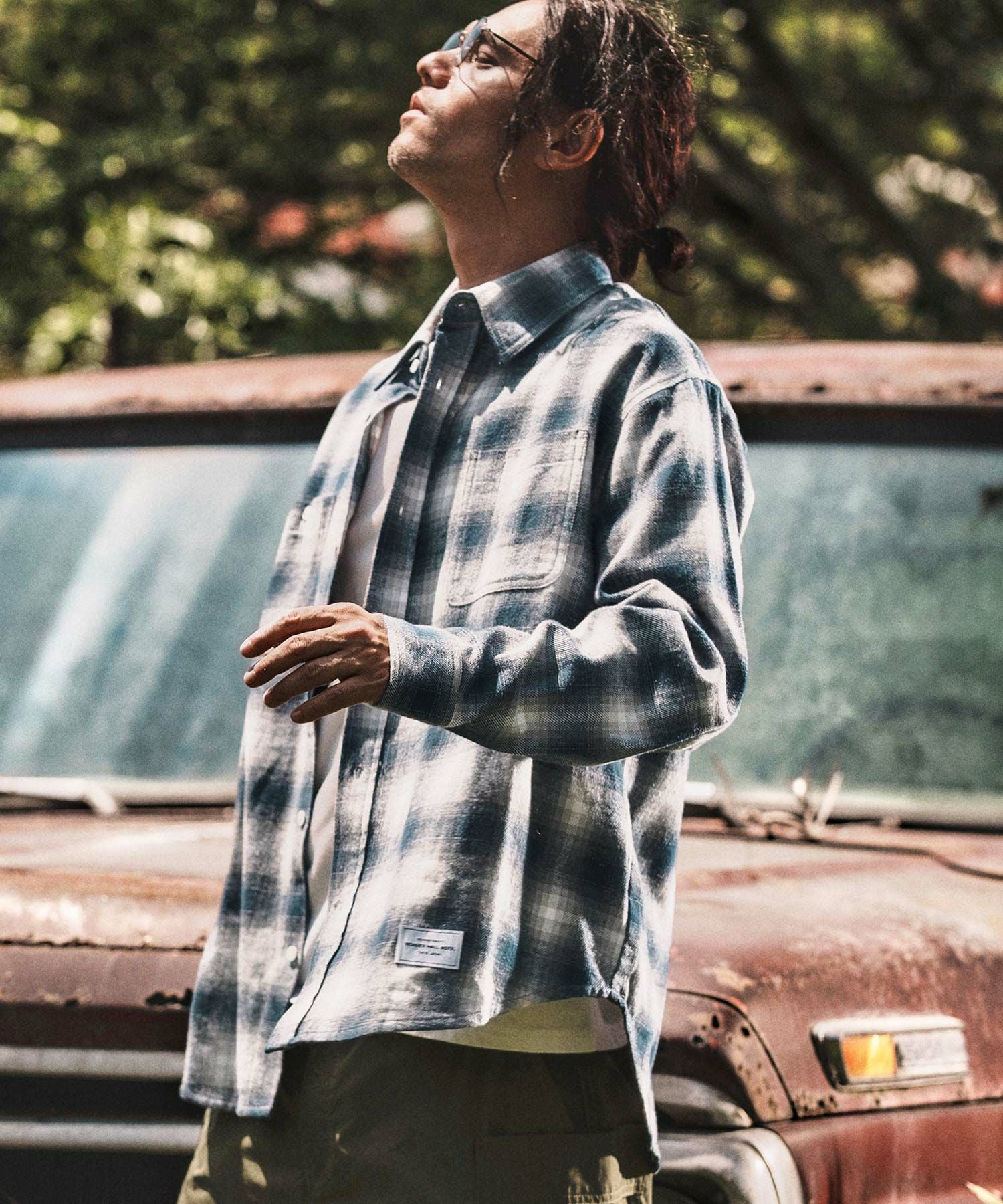 WONDER WALL MOTEL(ワンダーウォールモーテル)】CHECK SHIRT チェック