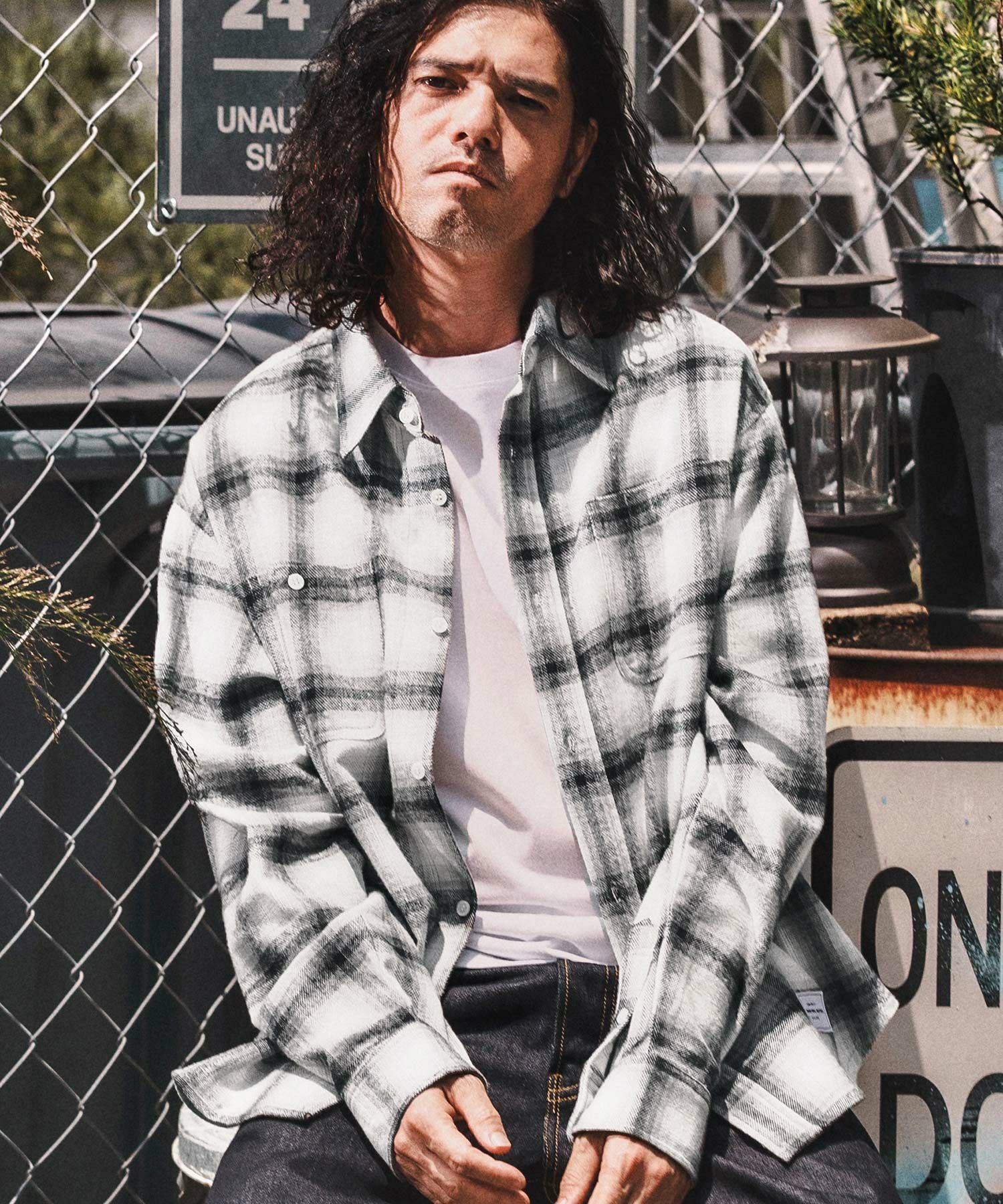 WONDER WALL MOTEL(ワンダーウォールモーテル)】CHECK SHIRT チェック