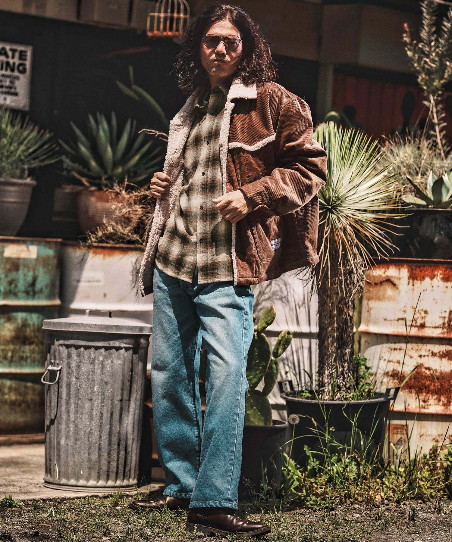 WONDER WALL MOTEL(ワンダーウォールモーテル)】CHECK SHIRT チェック