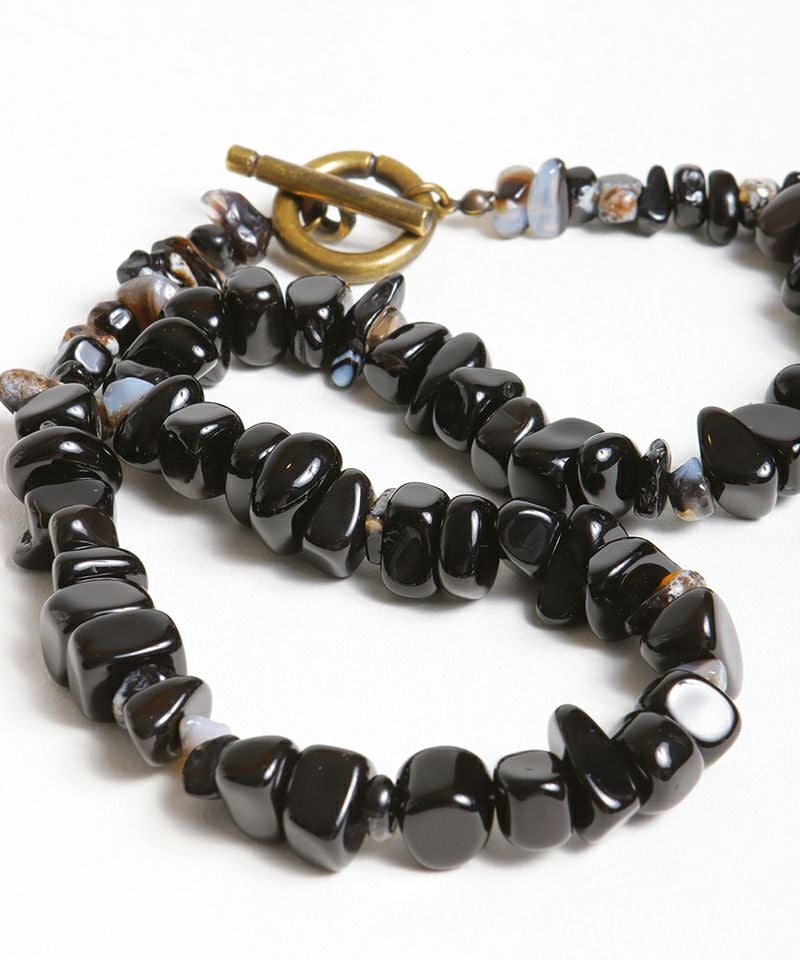 VIVIFY(ビビファイ)】Onyx Stone Necklace ストーンネックレス(VFN-330 