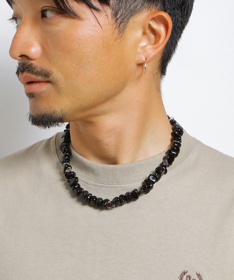 VIVIFY(ビビファイ)】Onyx Stone Necklace ストーンネックレス(VFN-330 