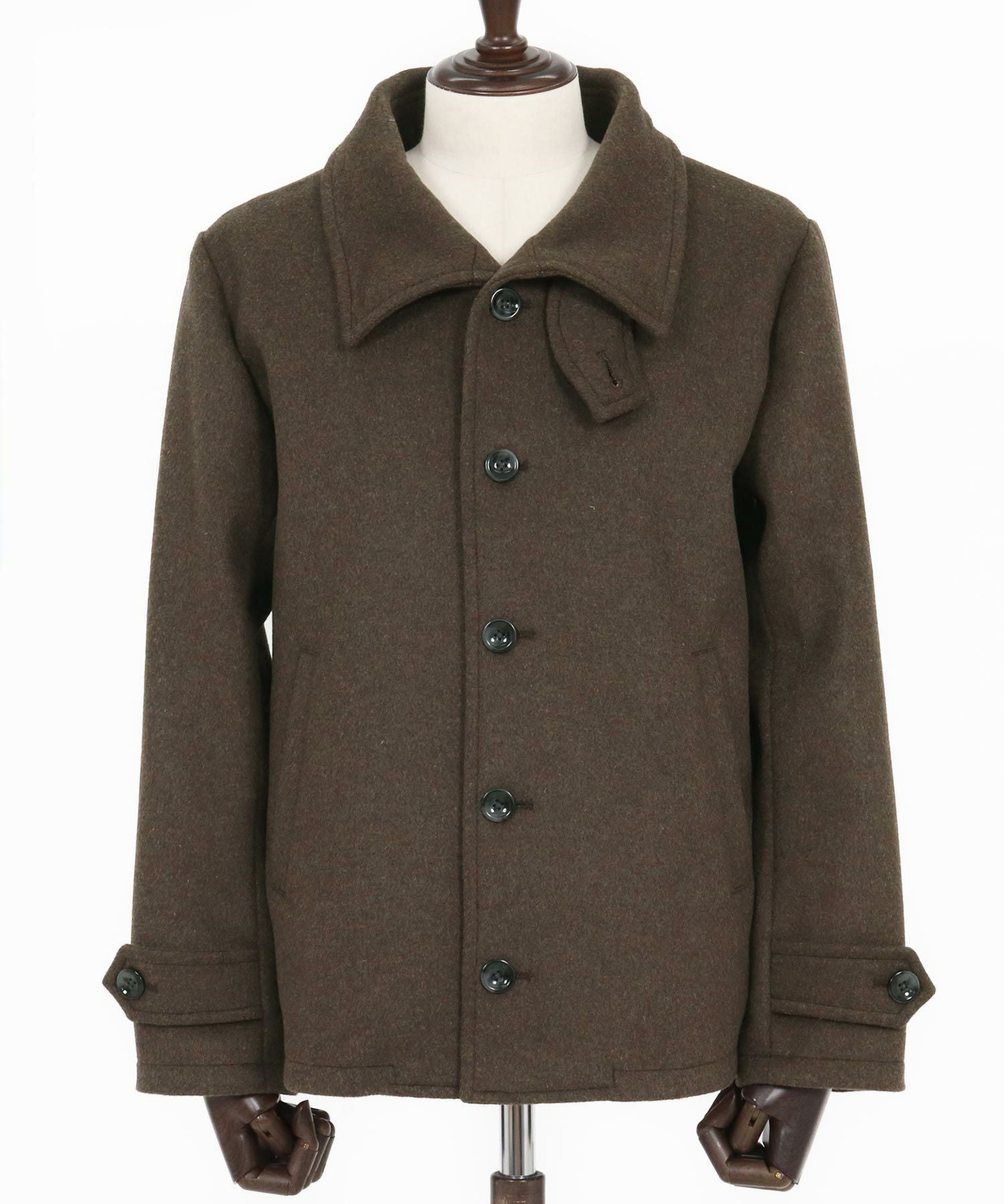 CAMBIO(カンビオ)】 メルトンシングルPコート(CMB-R0160) | CAMBIO