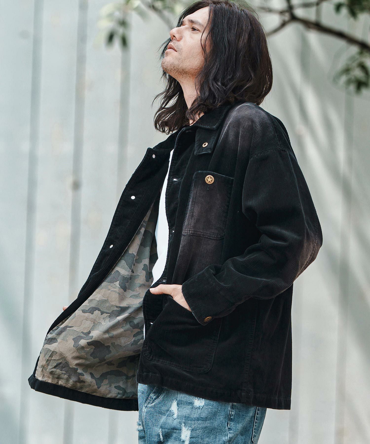 CAMBIO(カンビオ)】Vintage Like Corduroy Short Blouson コーデュロイ