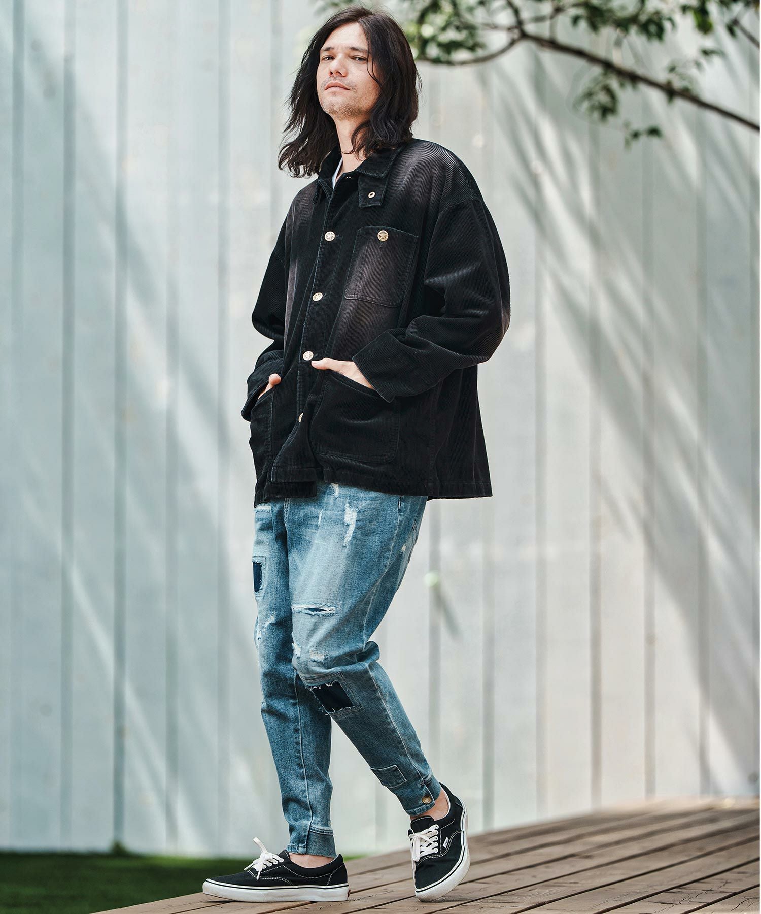 CAMBIO(カンビオ)】Vintage Like Corduroy Short Blouson コーデュロイ