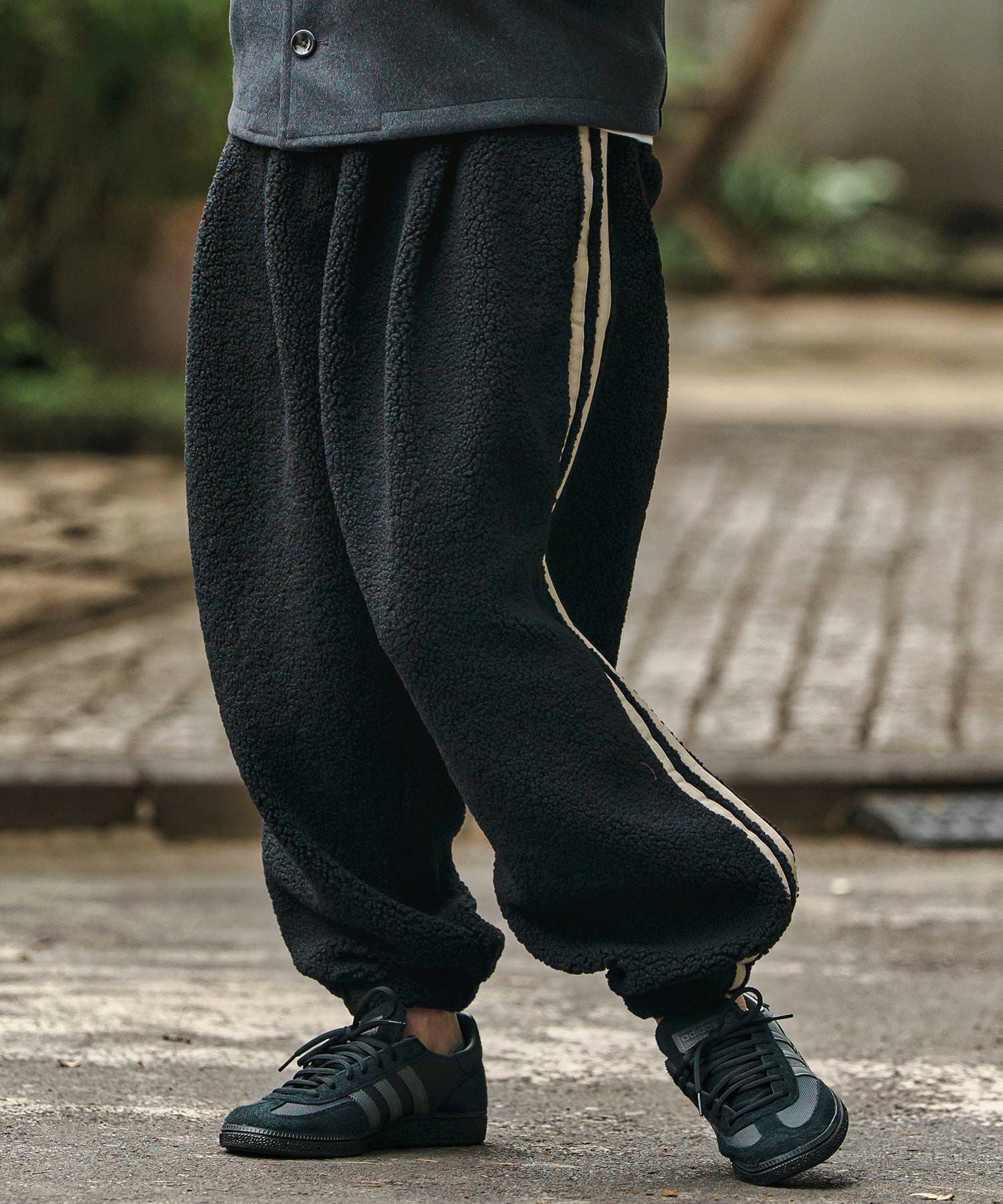 CAMBIO(カンビオ)】Poodle Like Boa Switch Cargo Pants ボアカーゴ